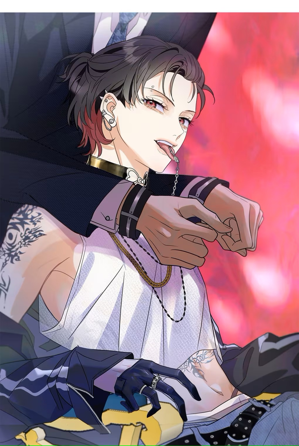 The golden goose dressed as Alpha boss