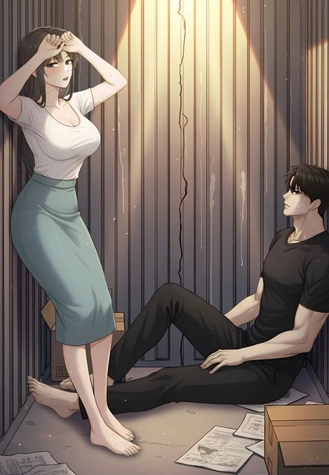 I got trapped inside a container with a married woman